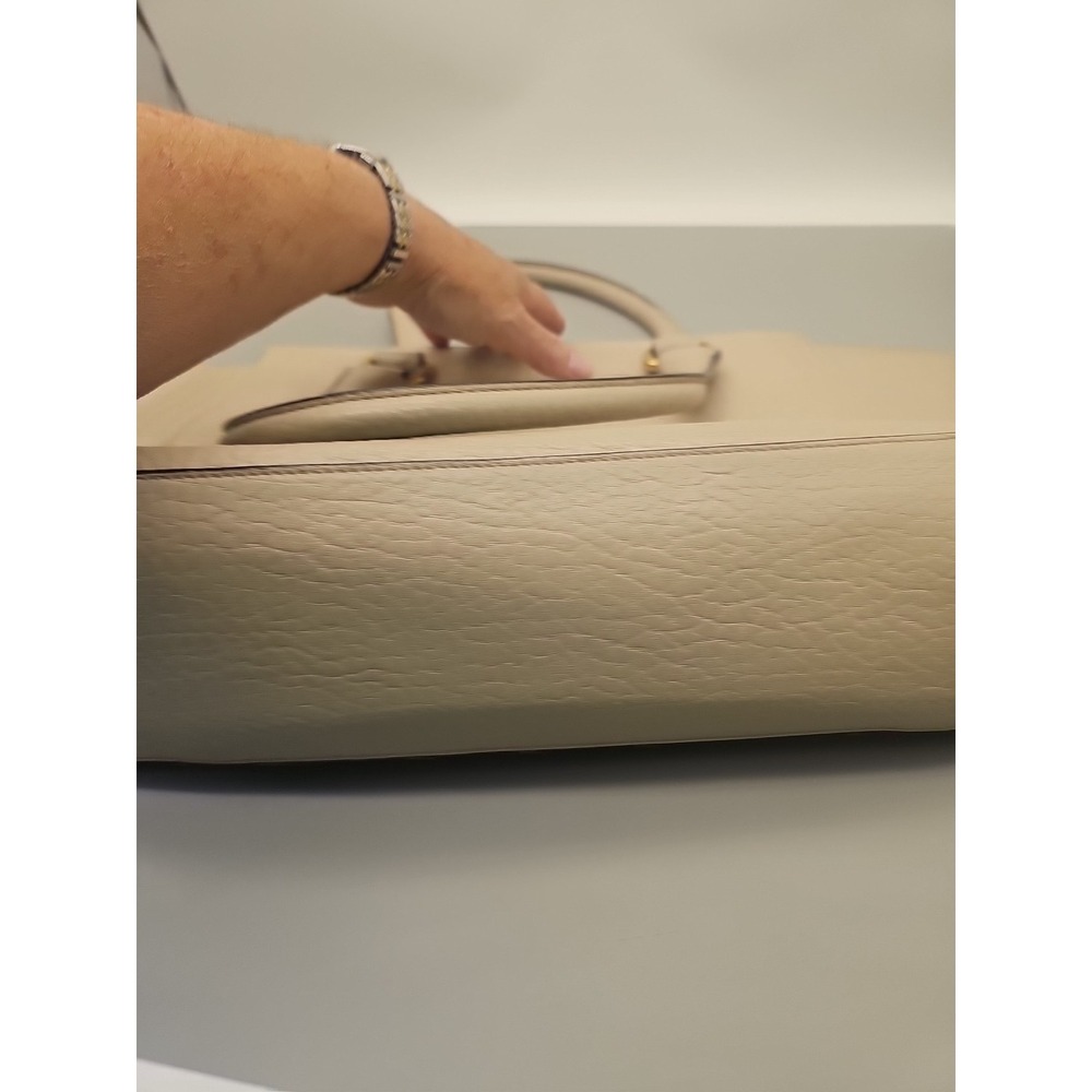 COACH LEGACY TEXTURED LEATHER SHOULDER BAG COLOR:BEIGE/BLACK No 19926 - Picture 5 of 8
